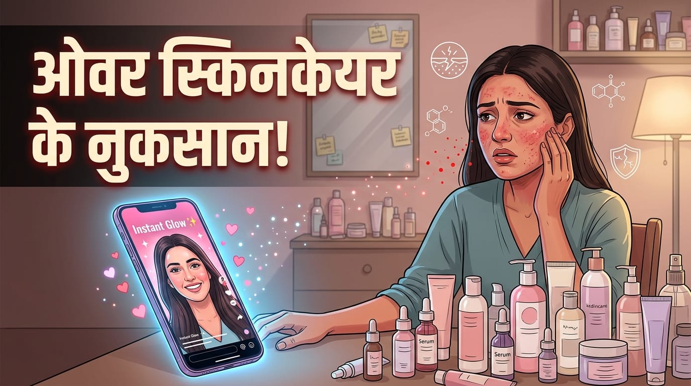 ओवर स्किन केयर के नुकसान