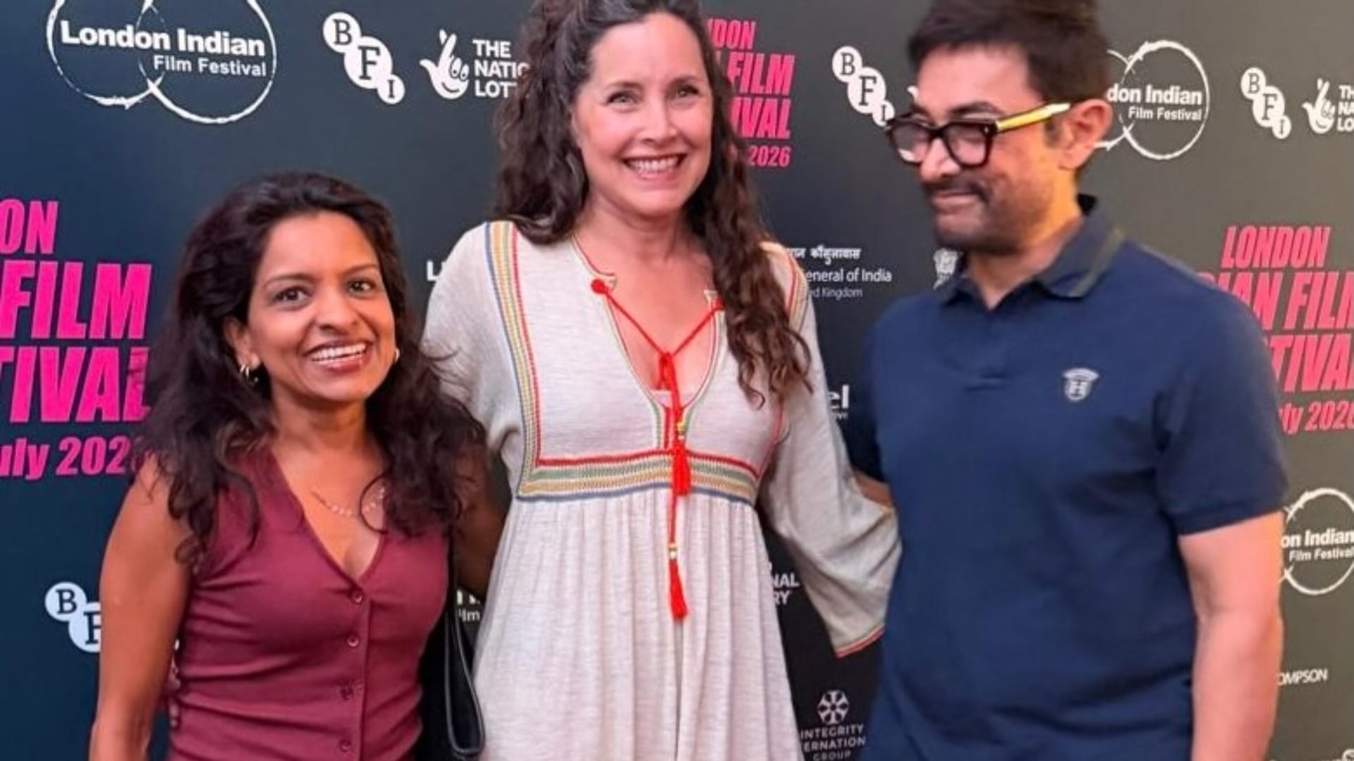 Aamir Khan reunites with Lagaan co star Rachel Shelley at London Indian Film Festival