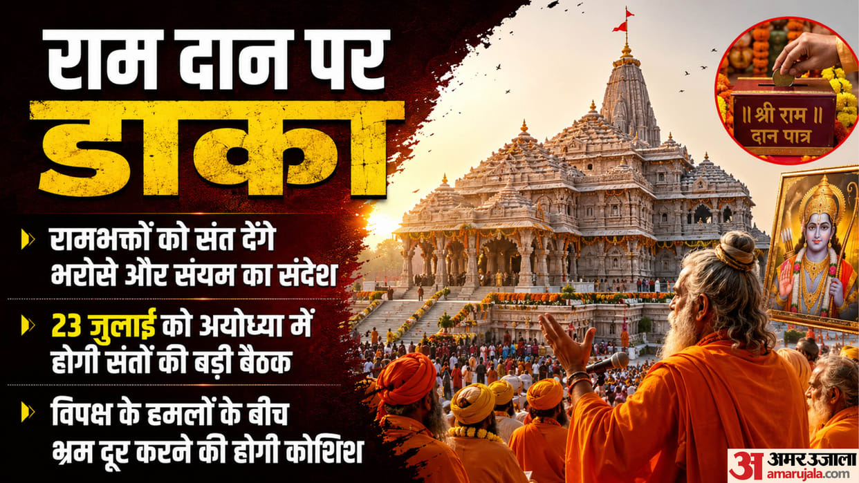 Ram Mandir Donation Scam Sants to convey message of reassurance and restraint to Ram devotees
