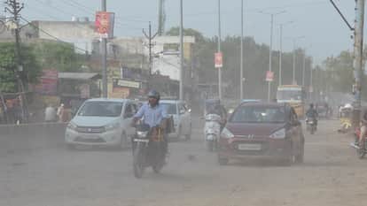 Dust storm in Aligarh