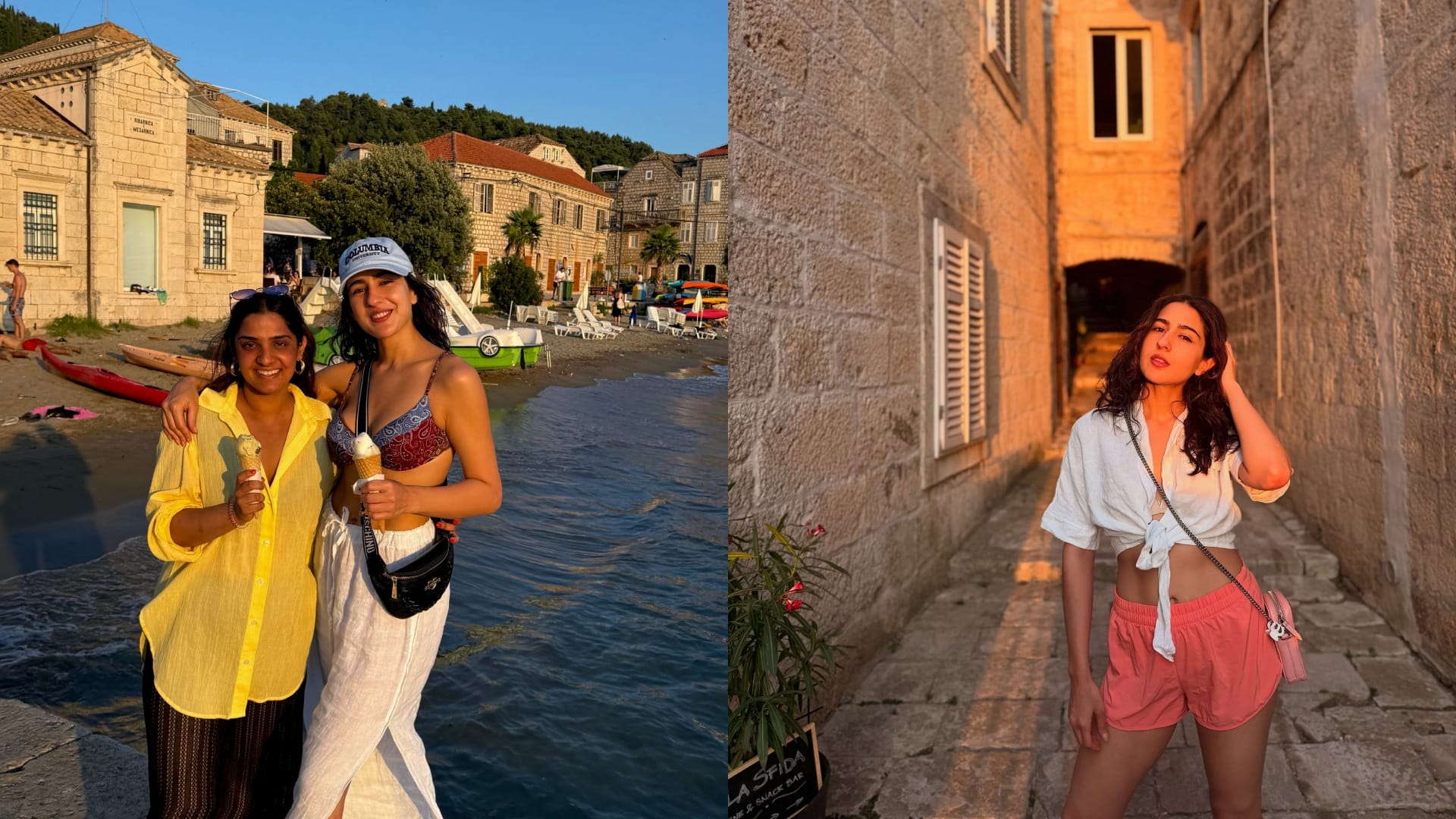 Sara Ali Khan share photos in short dress with childhood friends writes nice note
