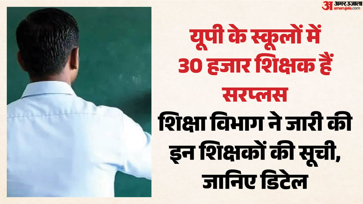 UP: List of surplus teachers in state schools released, names of over 30,000 teachers; know the full story