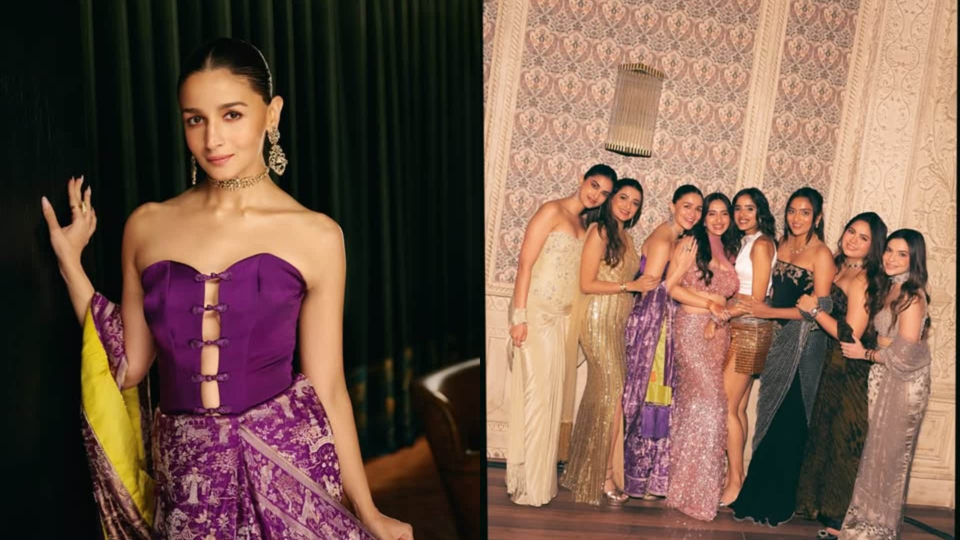 Alia Bhatt Ethnic look Praise By Fans Actress Shared Photos from Friend Akansha Ranjan Wedding