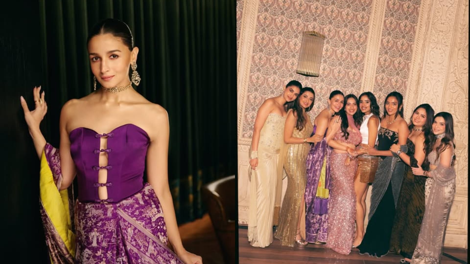 Alia Bhatt Ethnic look Praise By Fans Actress Shared Photos from Friend Akansha Ranjan Wedding