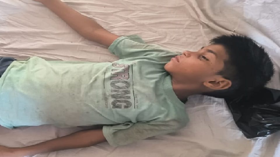 student faints due to heat