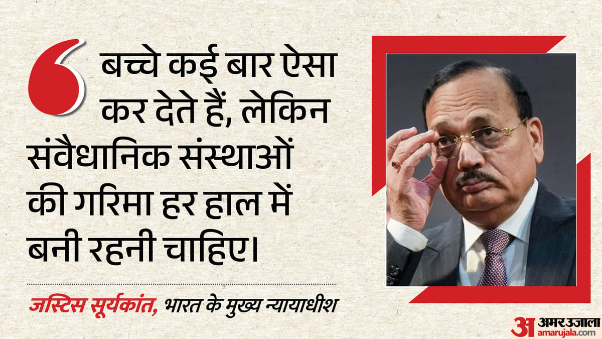 'बच्चे कई बार ऐसा कर देते हैं': युवा वकील की अभद्रता पर CJI सूर्यकांत ने तोड़ी चुप्पी, जानें और क्या कहा?