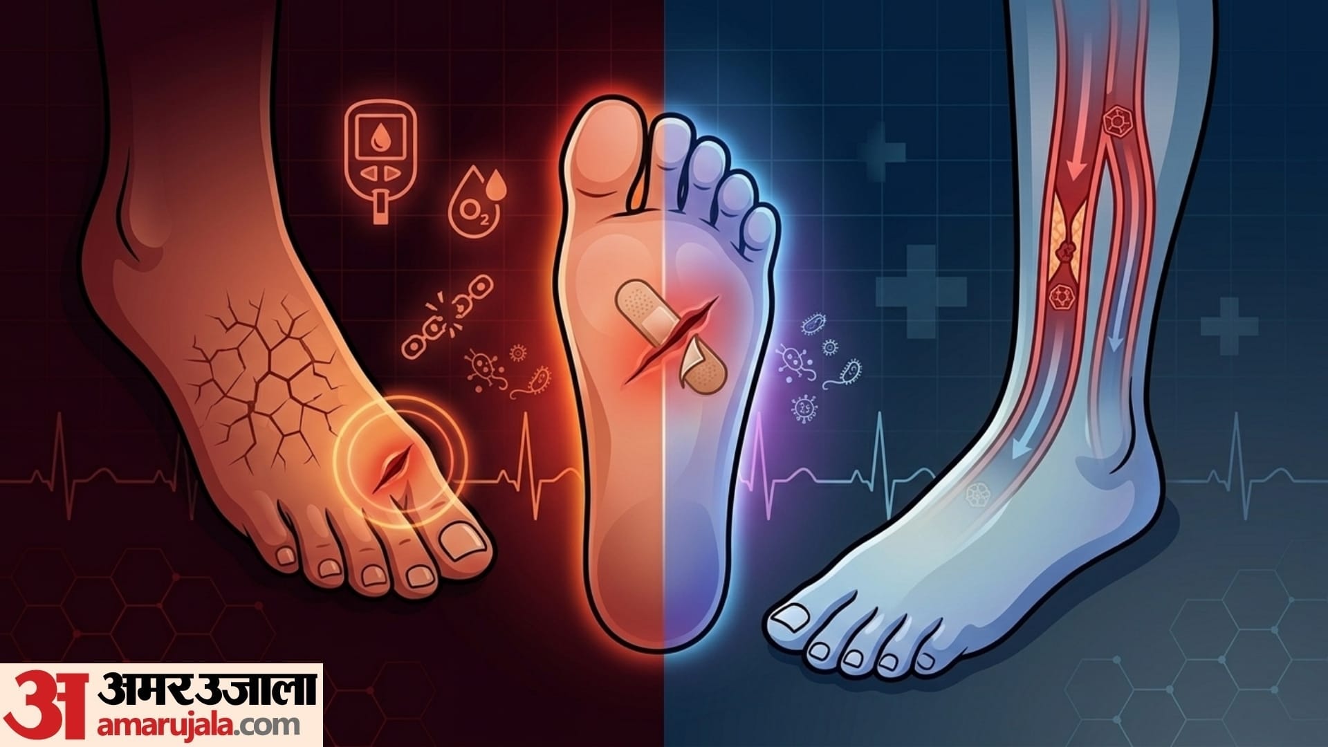 health warning signs feet reveal health in hindi pairo se pehchane bimari