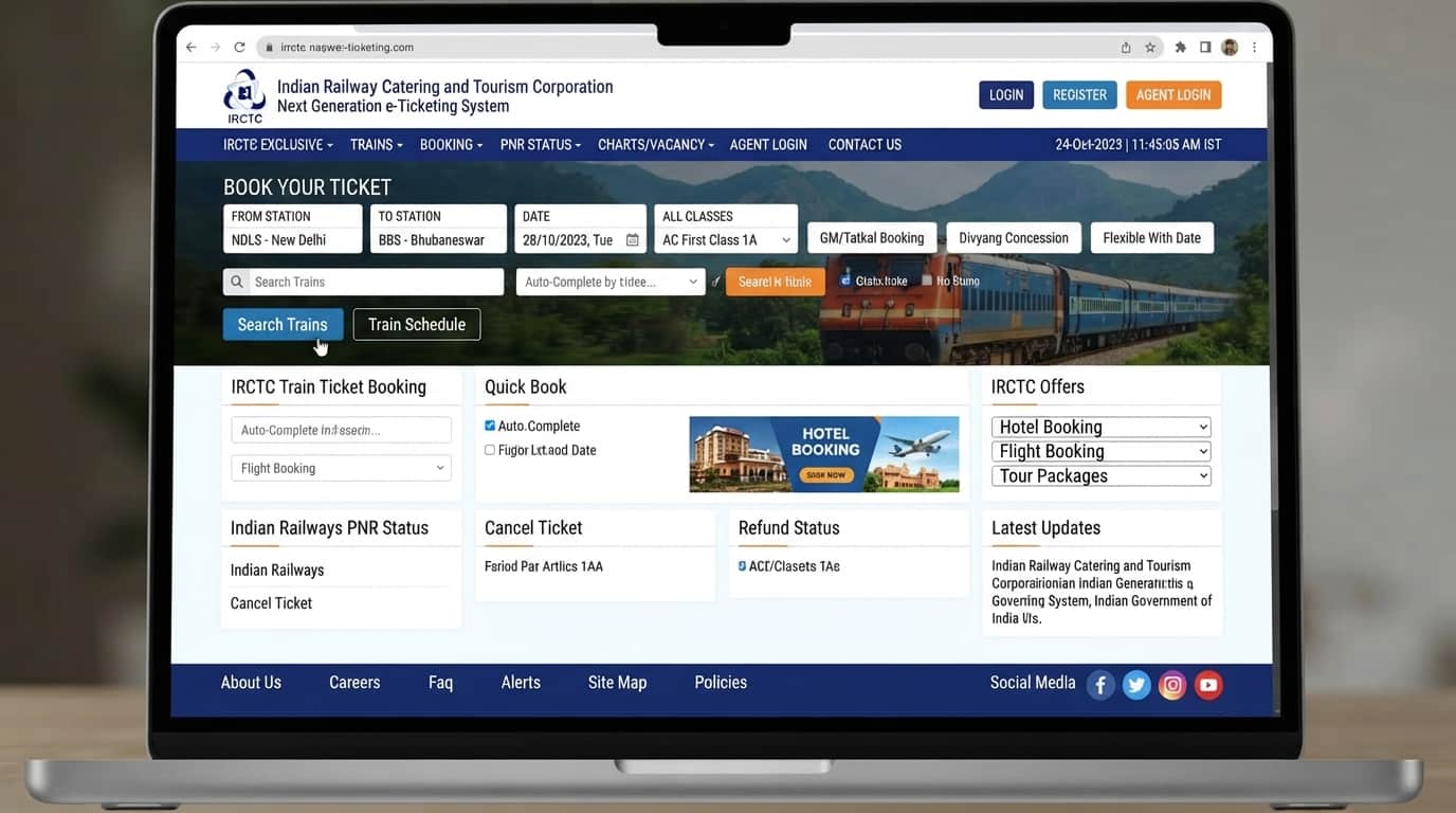 IRCTC New Website Launches Tomorrow Check The Biggest Changes that will wake ticket booking faster