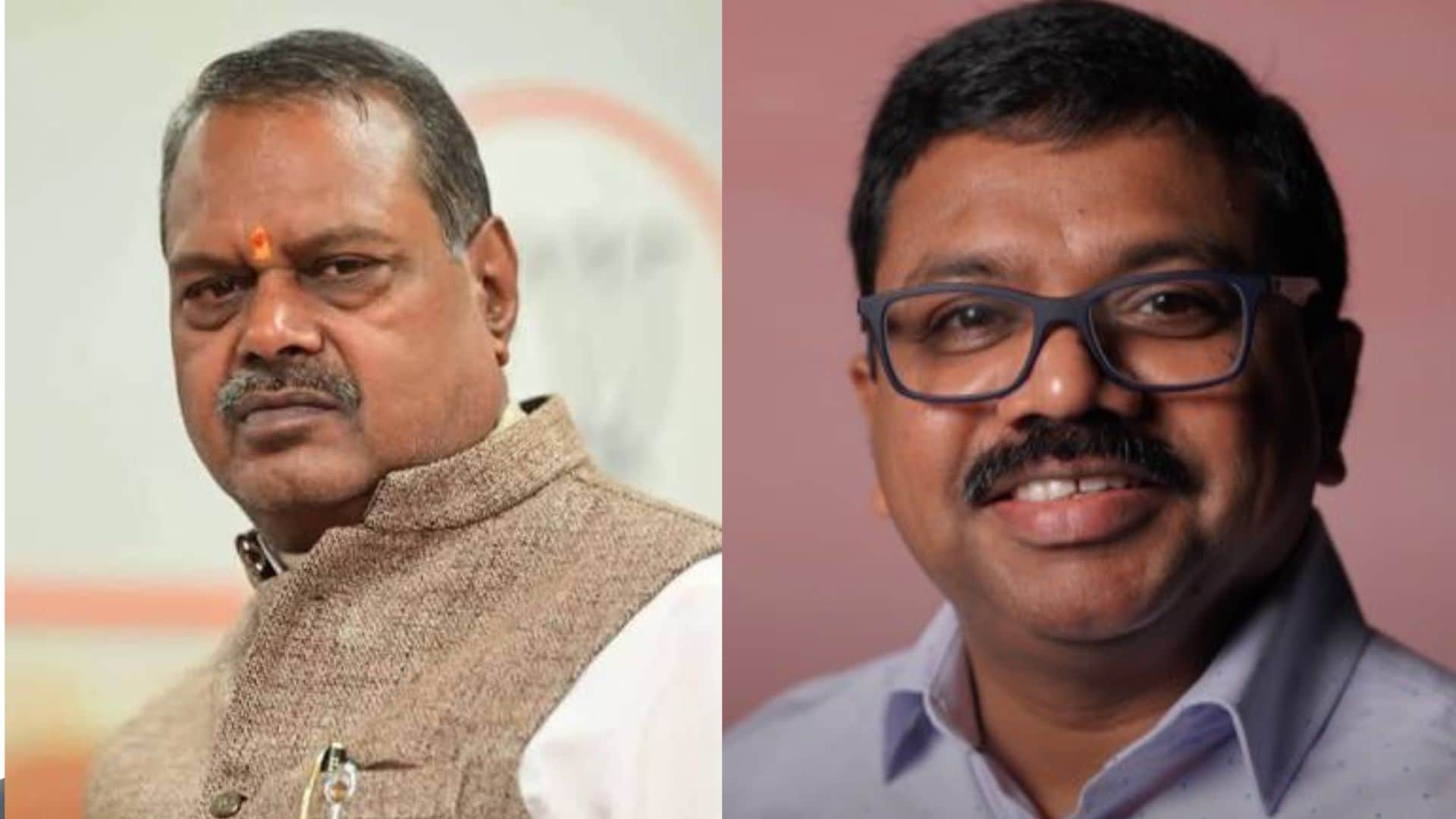 मंत्री नारायण सिंह कुशवाह और आईएएस जॉन किंग्सली एआर