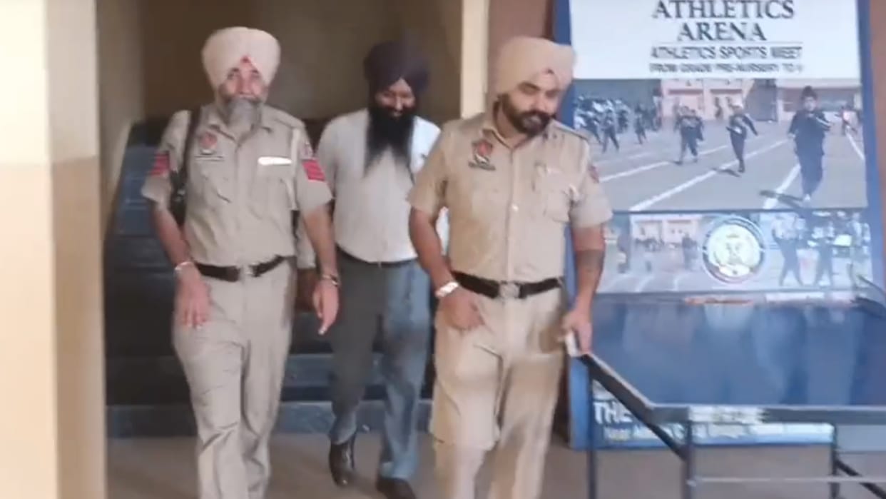 Firing at a Ludhiana school Shot fired from an airgun during shooting training.