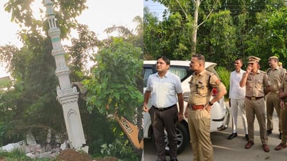 संभल में अतिक्रमण के खिलाफ चला अभियान