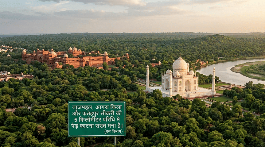 CEC Recommends Ban on Tree Felling Within 5 Km Radius of Agra Fort and Fatehpur Sikri