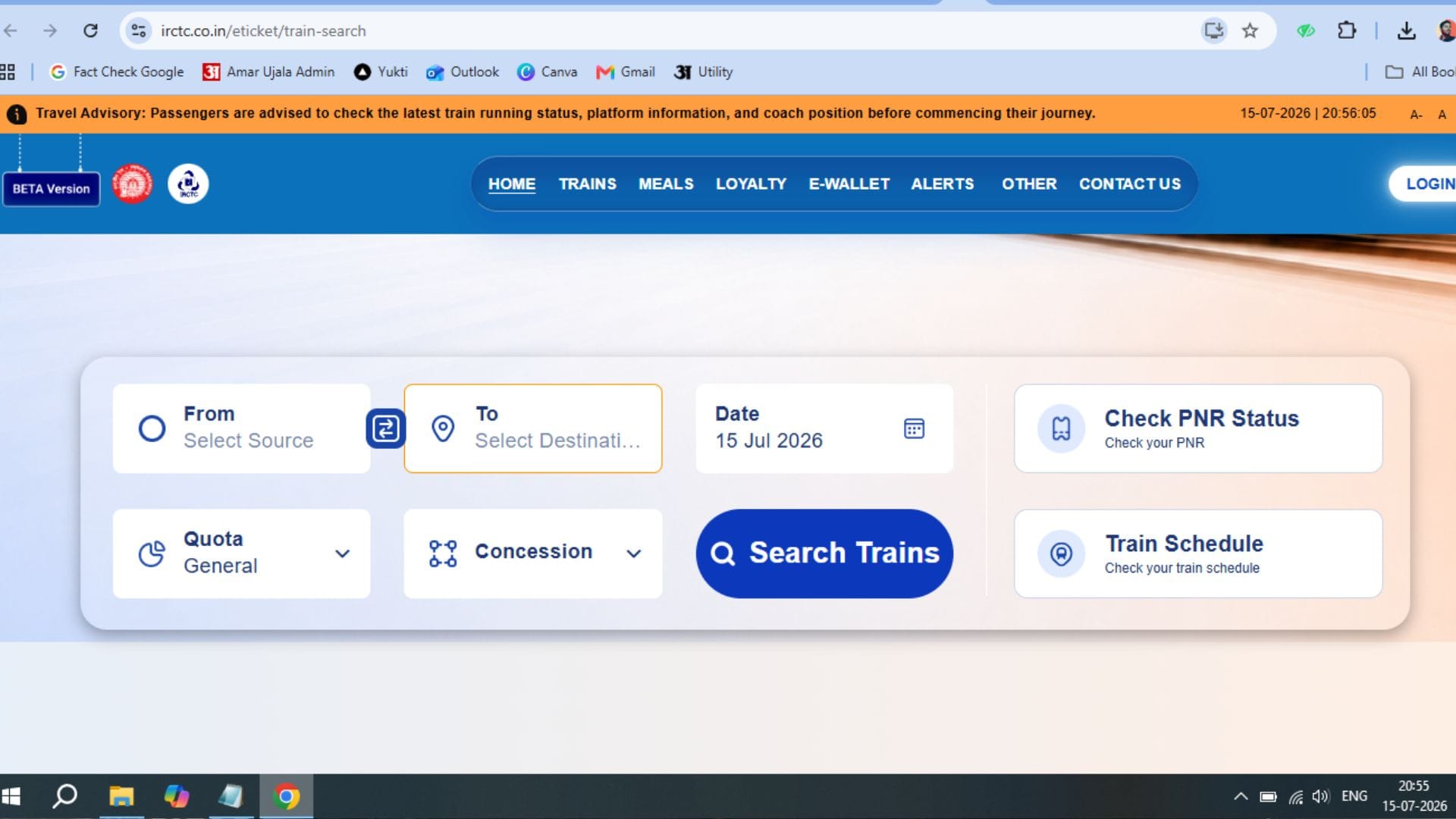 IRCTC beta version: how to book train ticket in irctc new website check here booking process in hindi