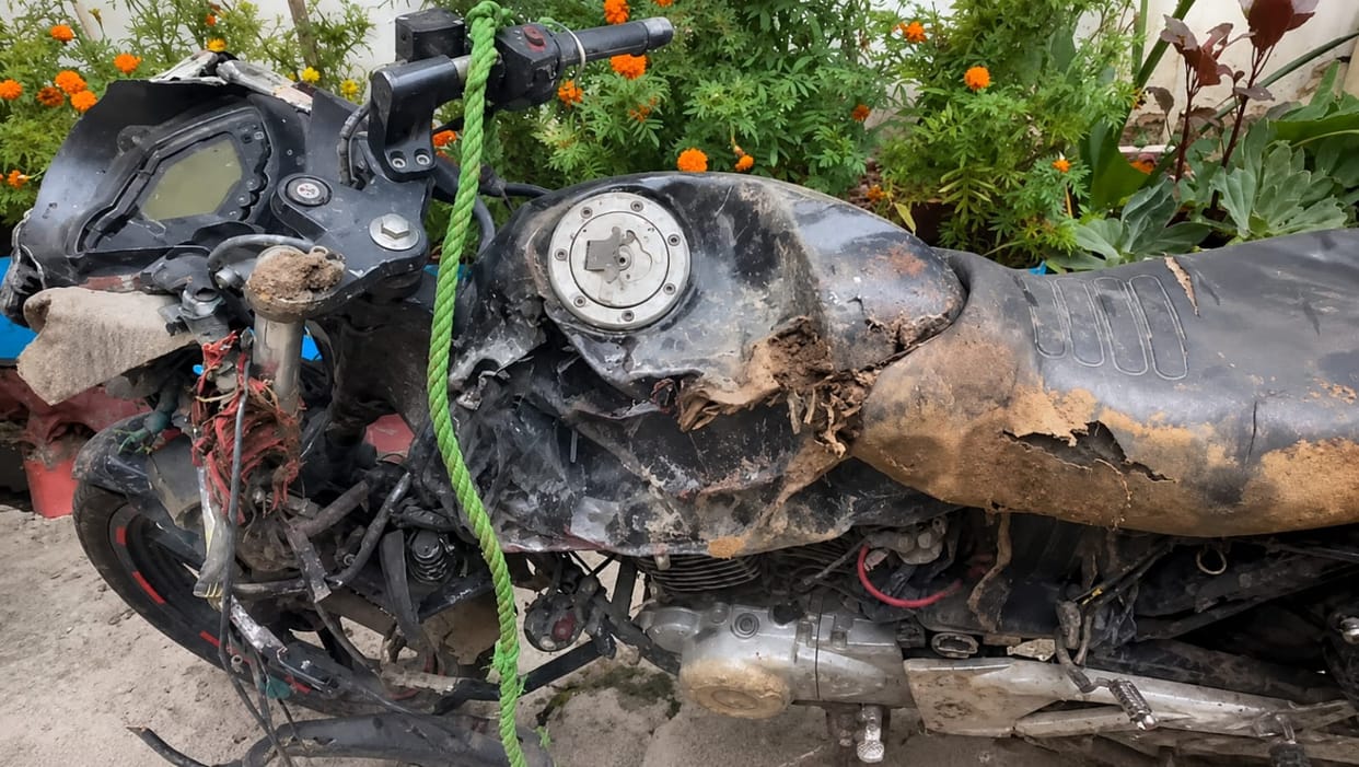 Chamoli Accident News Motorcyclist Killed After Being Run Over by Truck in Gopeshwar Uttarakhand news