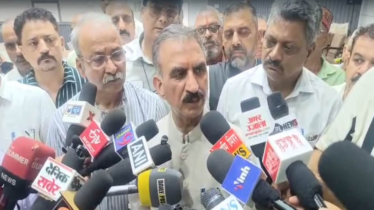 मुख्यमंत्री सुखविंद्र सिंह सुक्खू।
