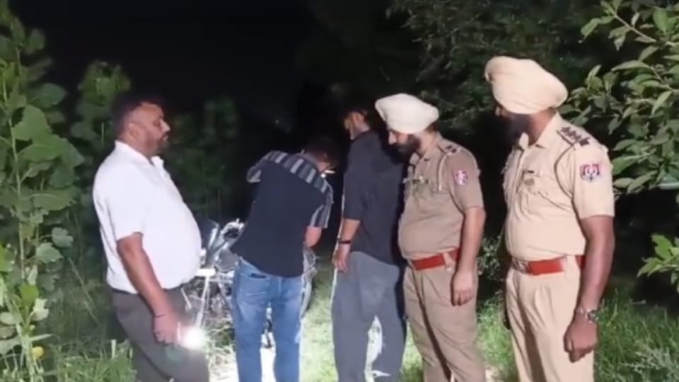 Police arrested two accused in an extortion case