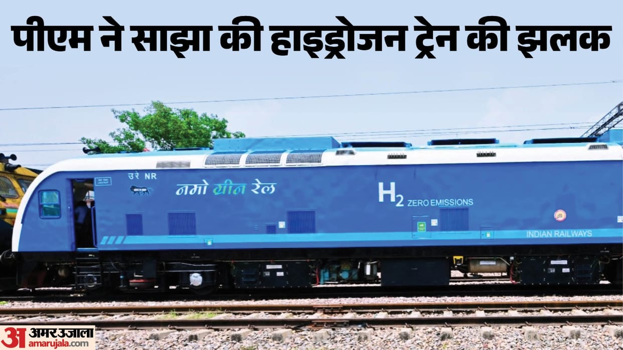 Green Rail Revolution: PM Modi Shares Stunning Photos of India’s First Hydrogen Train Ahead of July 17 Launch
