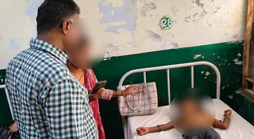 Chitrakoot three year old girl misdeed on a moving bus mothers alertness led to the predators capture