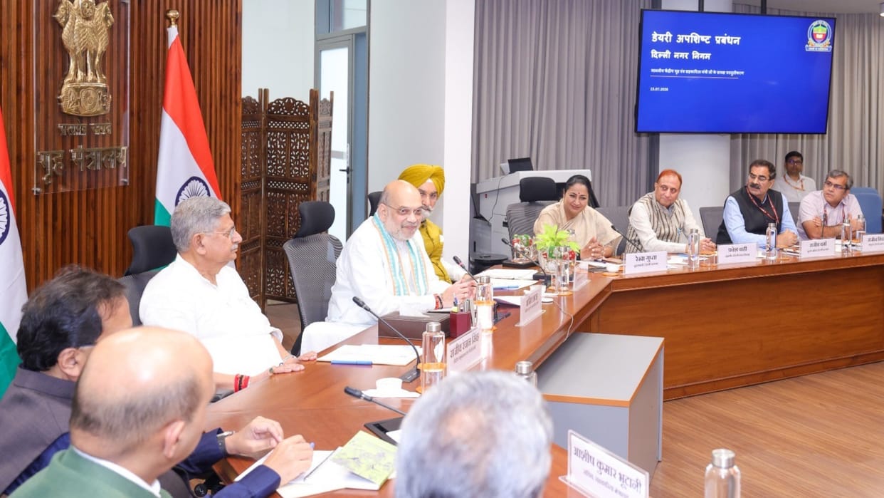 Amit Shah says By December 2028, we will ensure that not a single litre of untreated water flows into  Yamuna
