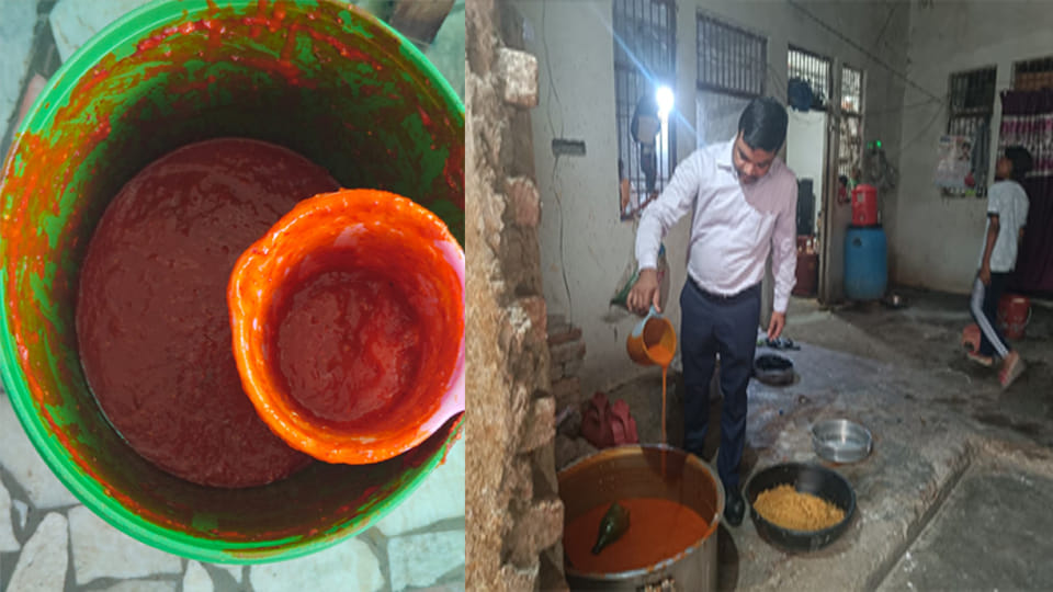 Kanpur: Momos found being made amidst filth; Food Safety Department teams destroy 115 kg of chutney