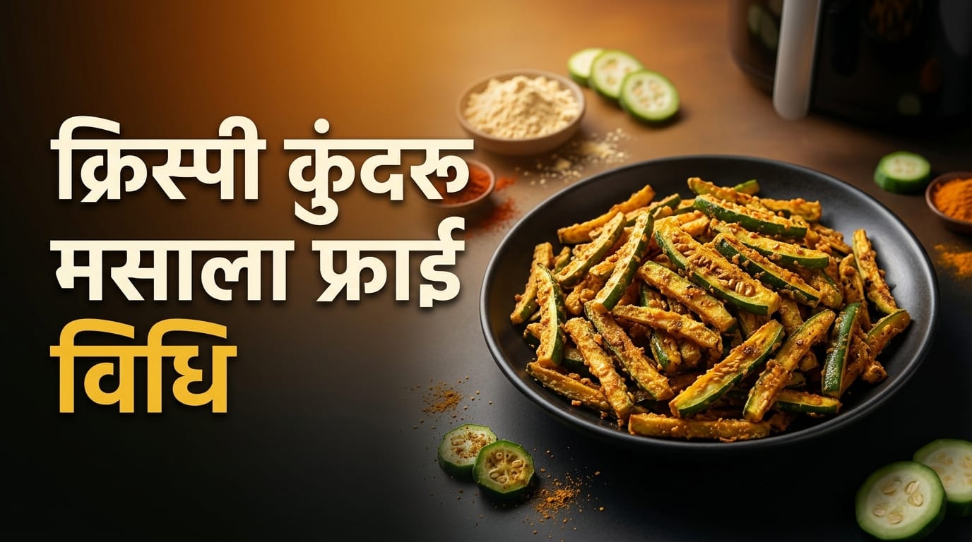 Healthy Crispy Kundru Recipe For Kids In Hindi