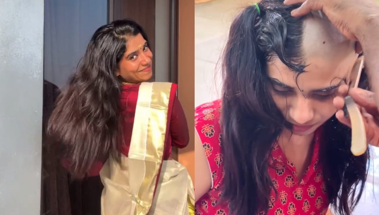 Woman reveals truth behind head shaving to avoid marriage viral video