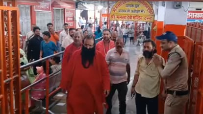 मनसा देवी मंदिर ट्रस्ट के अध्यक्ष श्रीमहंत रवींद्र पुरी महाराज