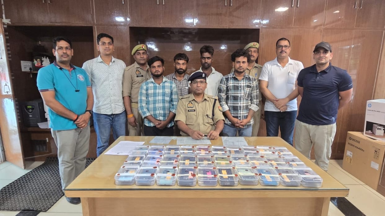 58 cyber fraudsters arrested in Bareilly under Cyber Vajra Campaign