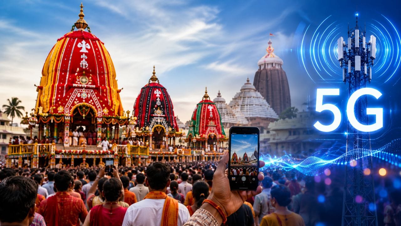 airtel 5g network expansion odisha puri rath yatra 2026 details