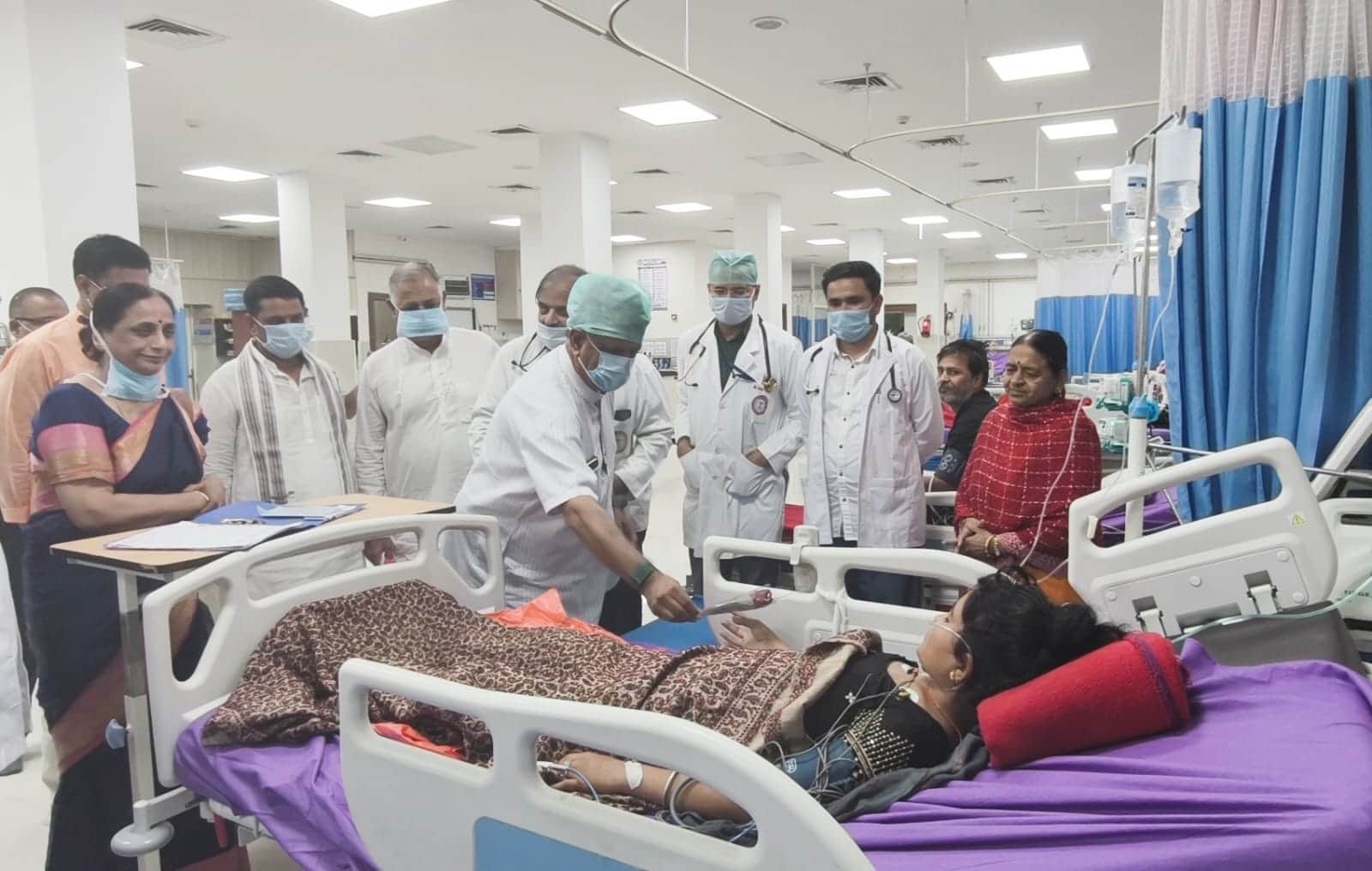 राजस्थान के सरकारी अस्पतालों का निरीक्षण