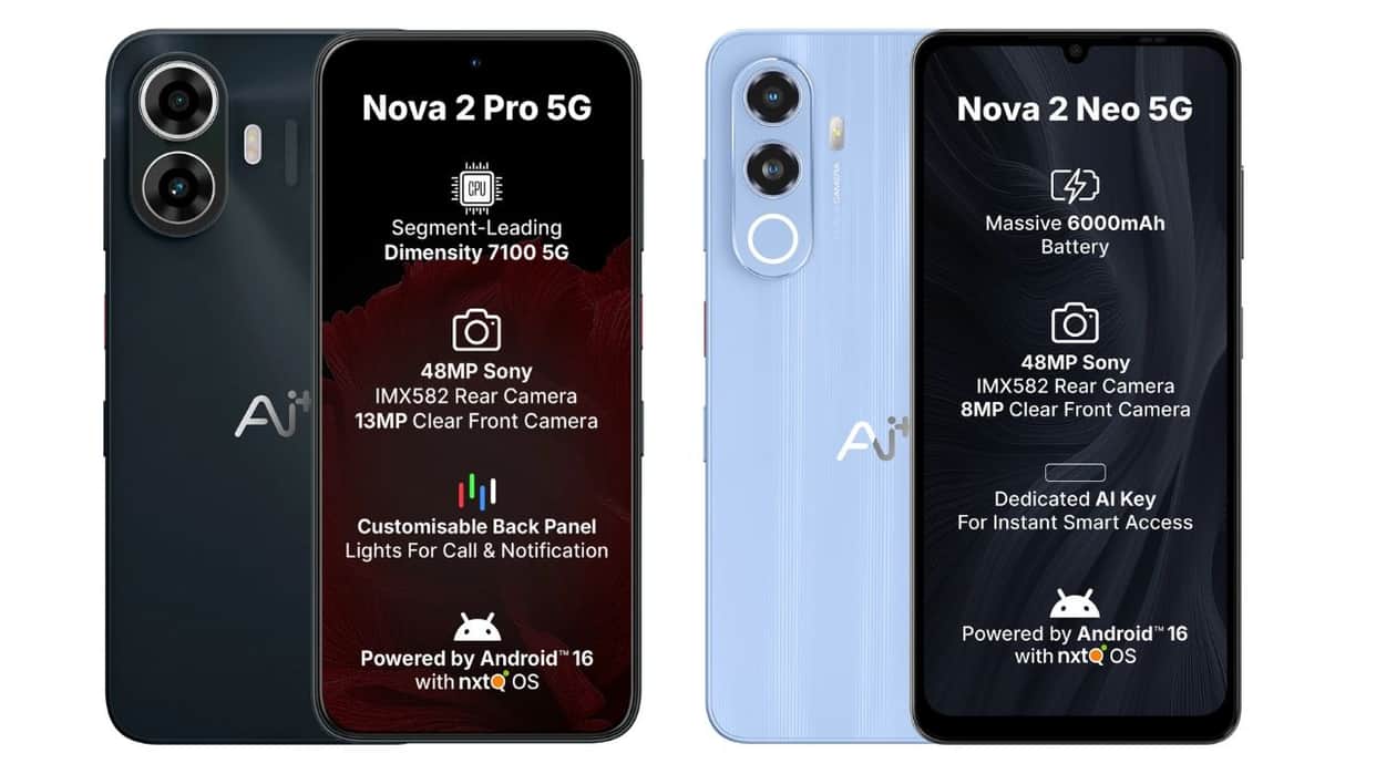 ai plus nova 2 pro nova 2 neo 5g launched india price specifications features hindi
