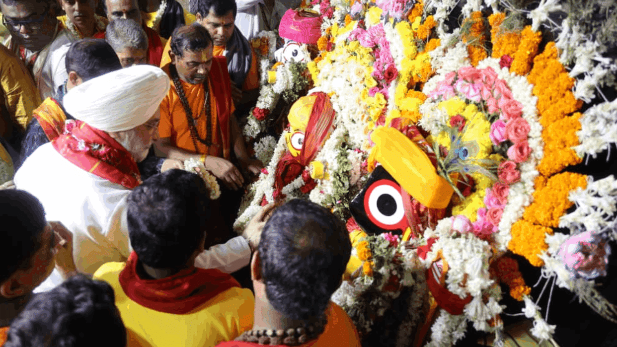 Lord Jagannath grandest Rath Yatra taken out in Hauz Khas