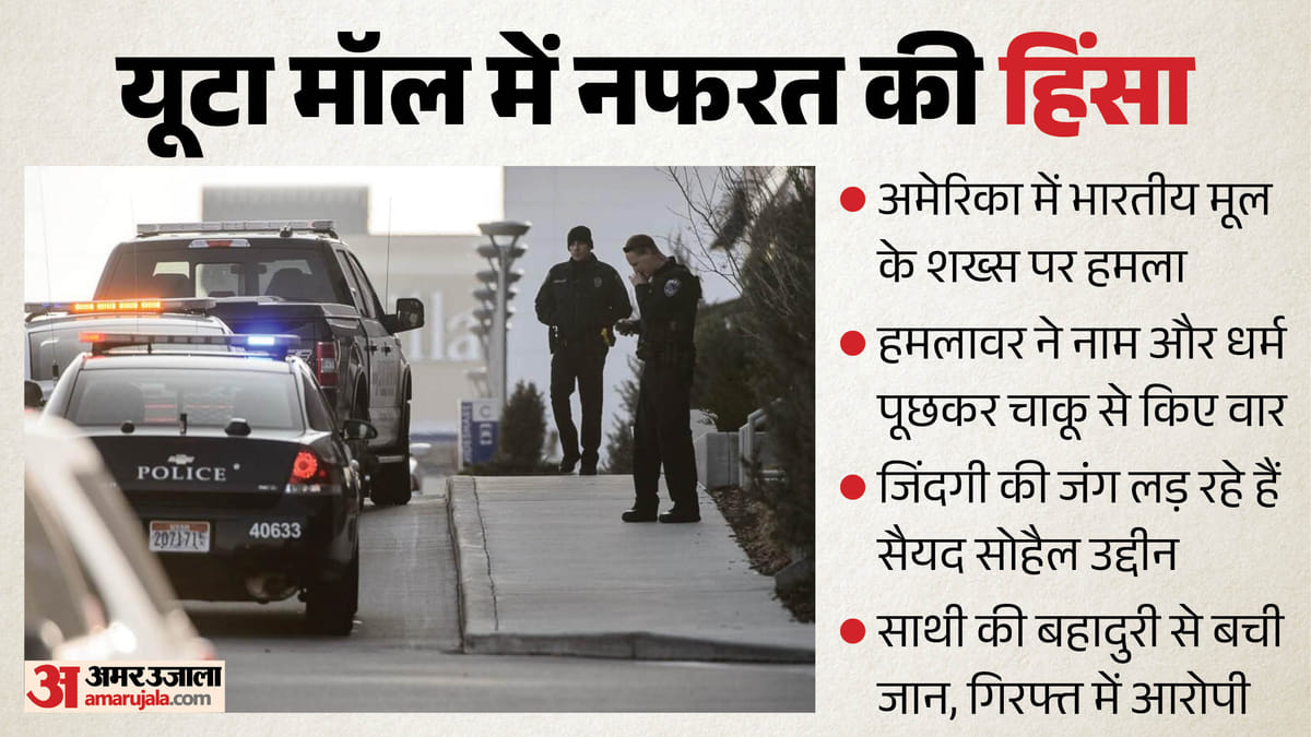 अमेरिका में भारतीय मूल के शख्स पर हमला: धर्म पूछकर चाकू से कई बार किया वार, हालात गंभीर; चश्मदीद ने