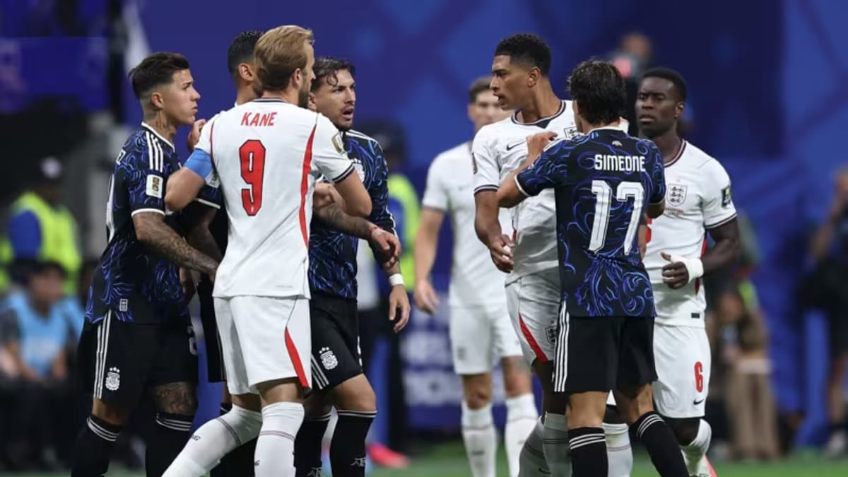 England vs Argentina Semi-final Live: अर्जेंटीना और इंग्लैंड के बीच बराबरी पर चल रहा मैच, अब तक