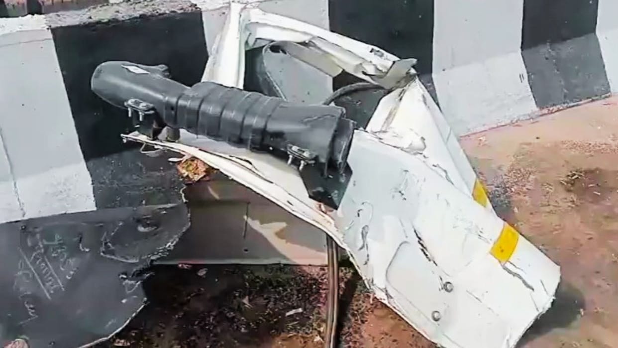 Speeding truck rams stationary trailer NH chandauli driver killed cabin mangled body extricated cranes