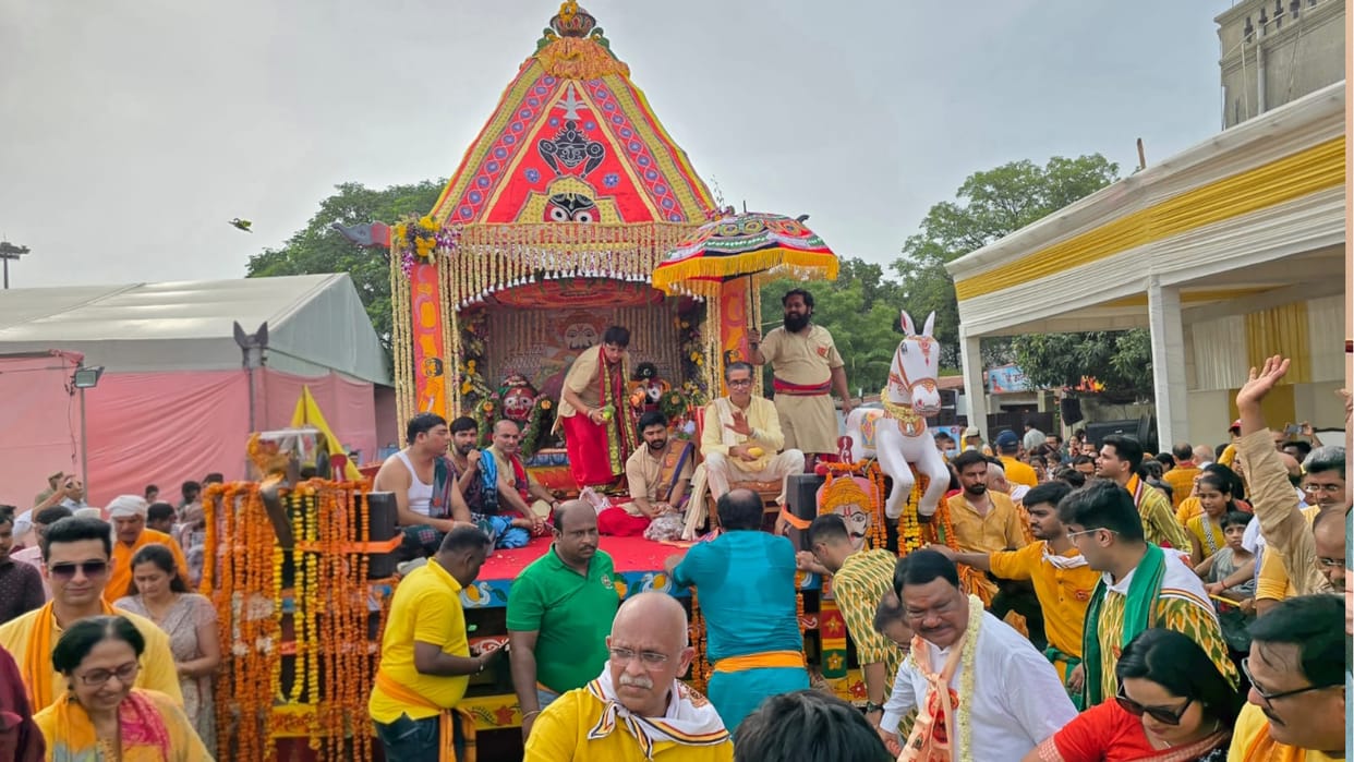 Gurugram: 3rd Shri Jagannath Rath Yatra taken out with great fanfare