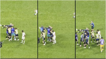 Jude Bellingham Slaps Argentina's Valentin Barco After England's FIFA World Cup 2026 Semi-final Exit