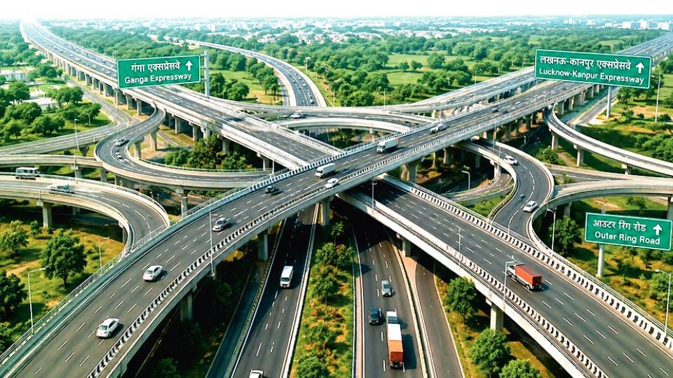 Five large junction-like flyovers will be built around Lucknow making travel easier