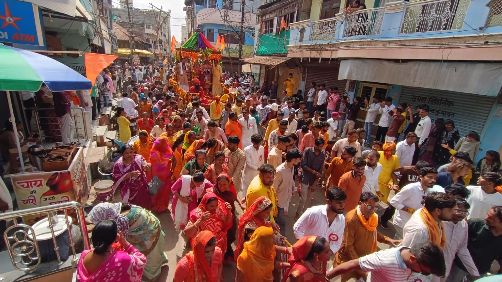 महेश्वर में निकली जगन्नाथ यात्रा