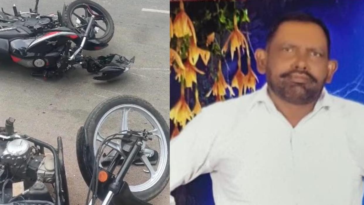 Jhansi: A minor speeding on a motorcycle ran over an elderly person, killing them