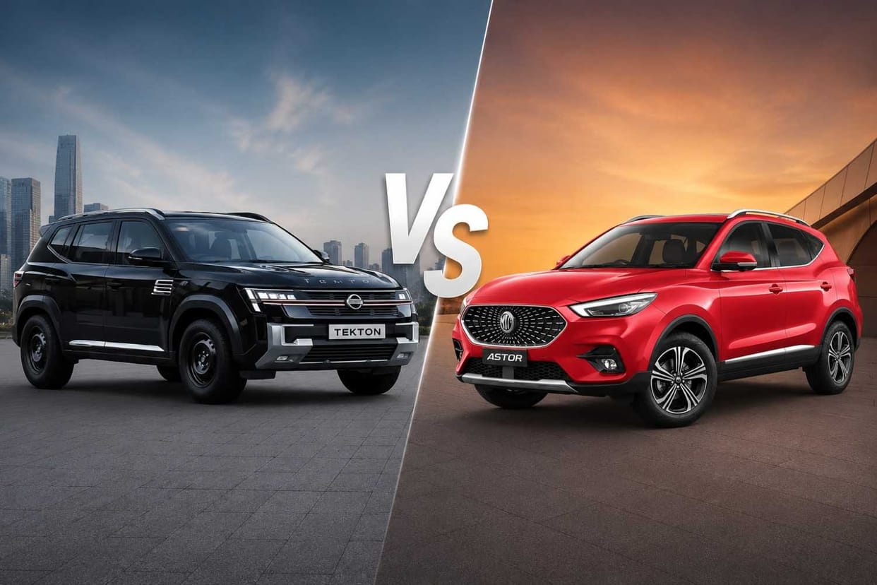Nissan Tekton vs MG Astor: Which Compact SUV Better ?