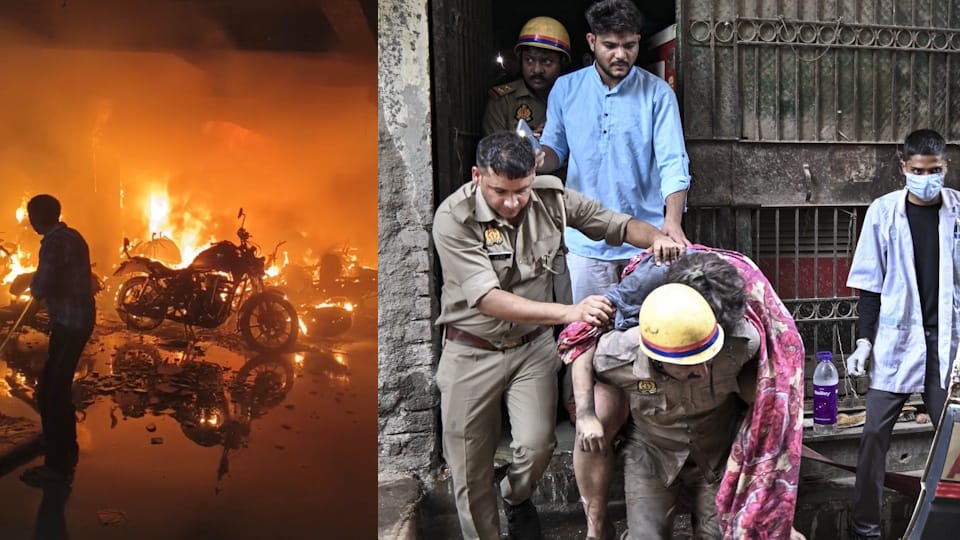 Noida Fire Exposes Illegal Buildings No Fire NOC or Approved Maps in Mamura