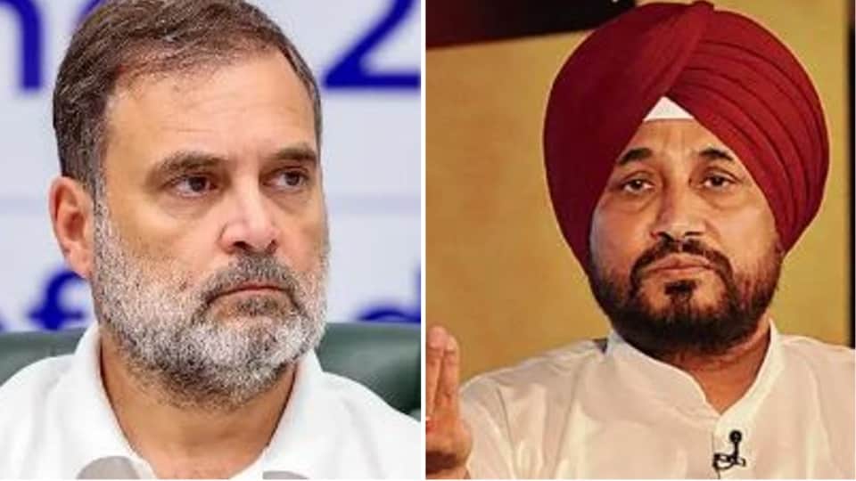 राहुल गांधी और चरणजीत सिंह चन्नी