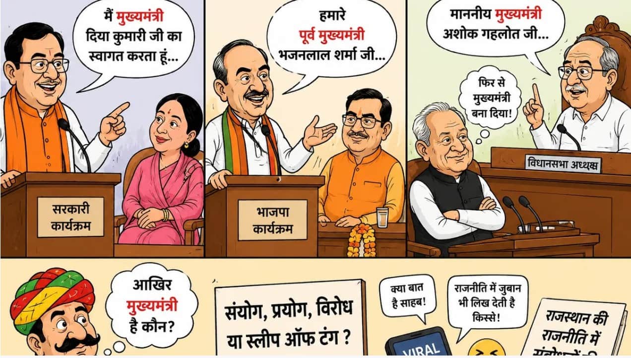राजस्थान में कई नेताओं की फिसली जुबान