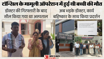 रायबरेली में बच्ची की मौत का मामला।