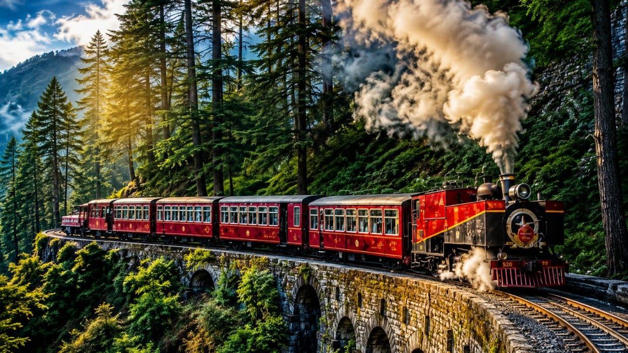 kalka shimla heritage mixed train restarts 50 rupees fare