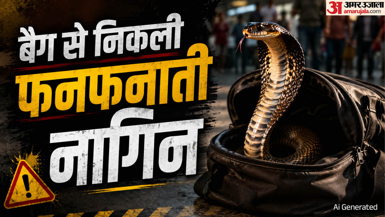 Cobra Snake: Female cobra emerges from bag at Sagar's school; children scream in panic