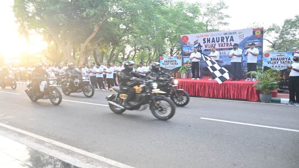 शौर्य रैली पहुंची चंडीगढ़