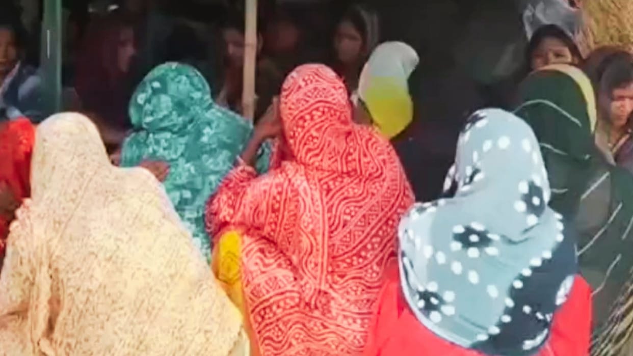 Husband dies in accident out fetch medicine wife shock passes away funeral processions taken together