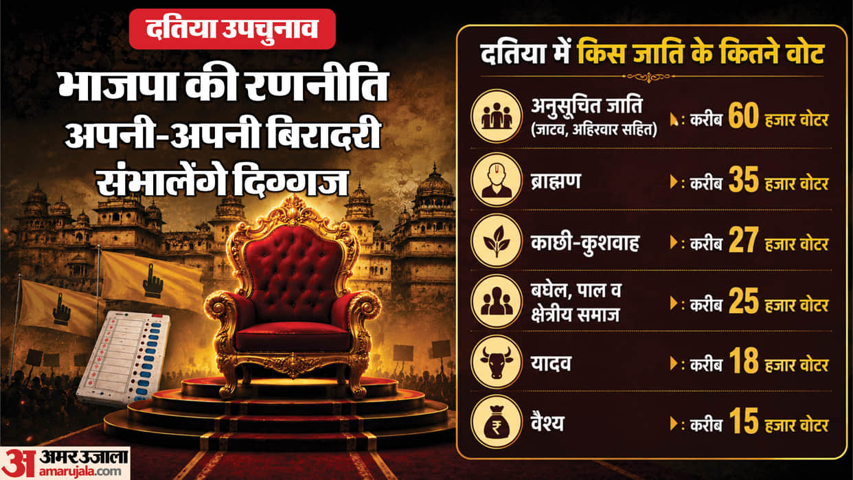 Datia By-election: BJP to field stalwarts to balance caste equations; separate election plans for every commun